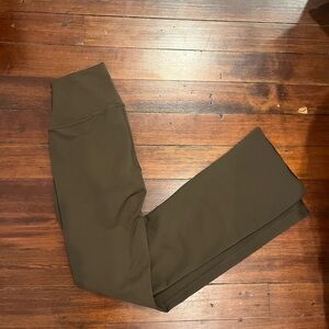 Brown ALO Flared Leggings